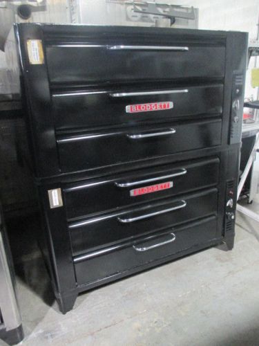 981 Blodgett Double Steel Deck Double Stack Pizza Oven