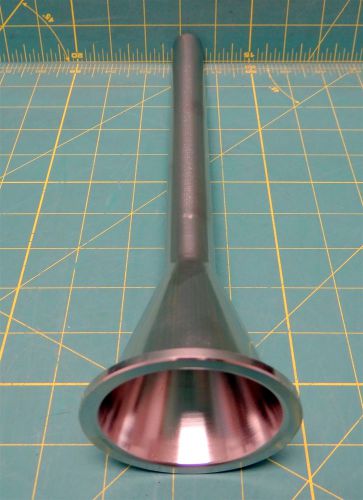 Industrial grade stainless steel hot dog / sausage stuffer tube funnel 7/8&#034; for sale