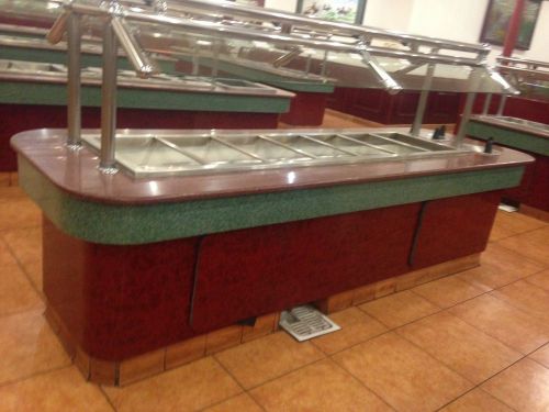 Buffet Steam and Cold tables - granite counters