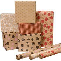 Printed Kraft Paper  Wrapping 30 x 10 Rolls of 3