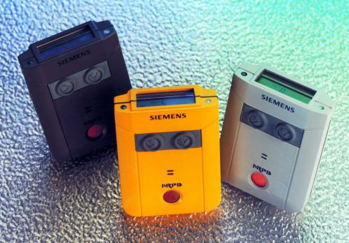 Over 450 siemens epd-1 digital alarming dosimeters with workstation and spares for sale