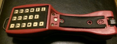 Lineman Progressive Red/Gray Phone Telephone Line Test Tester Handset Model 390