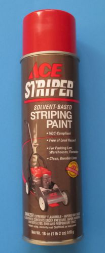 Solvent based 18 oz spray can parking lot striping paint (firelane red) for sale