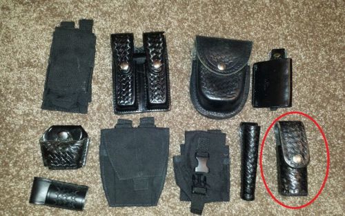 OC/PEPPER SPRAY-Police duty belt -basketweave, MOLLE,magazine, handcuffs, glock