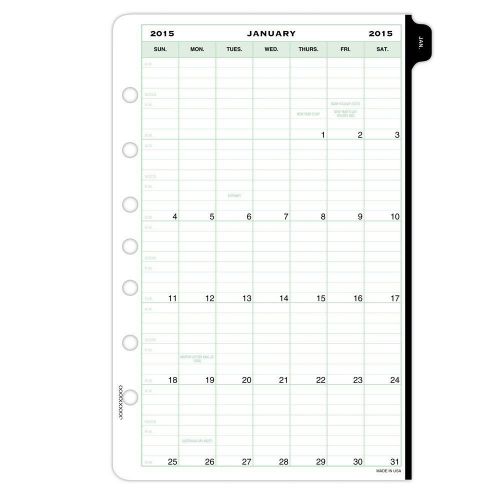 Day-Timer Classic Desk-Size Weekly Planner Refill 2015, 5.5 x 8.5  (91010)