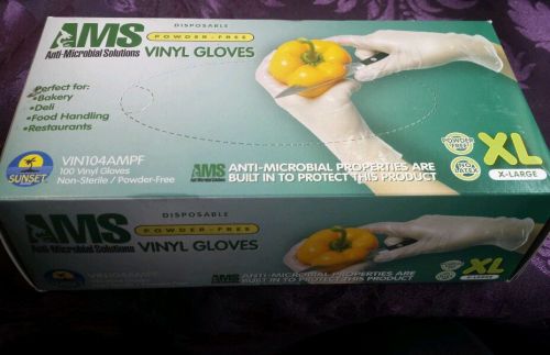 XL Powder Free Disposal Vinyl Gloves