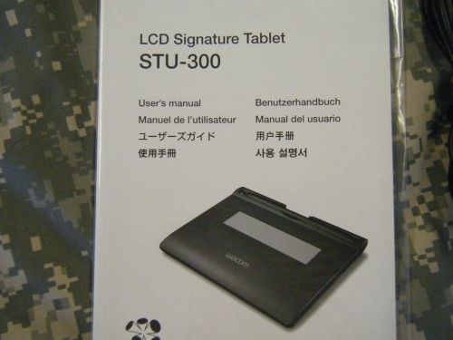 Wacom STU-300 LCD Signature Tablet Pad &amp; Stylus Pen Wacom STU-300
