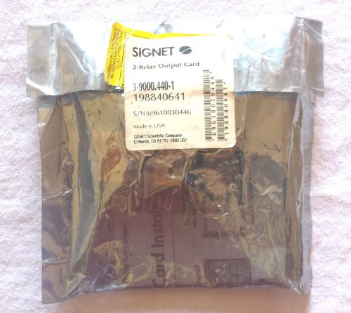 SIGNET SCIENTIFIC 3-9000.440-1 DUAL RELAY OUTPUT CARD