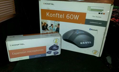 Konftel 60W Bluetooth Audio Conference Phone 910101049 w/ Konftel 200 Microphone