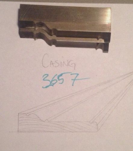 Lot 3657 Casing Moulding Weinig / WKW Corrugated Knives Shaper Moulder