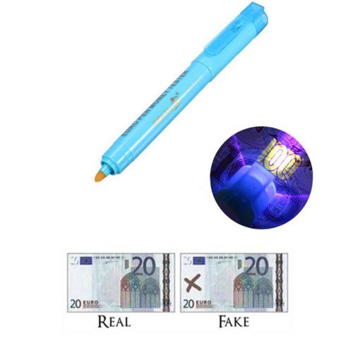 Counterfeit Money Detector Dollar Ultraviolet Fake Play Money Bill Fraud Pen UV
