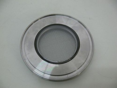 Stainless Steel Viewport Conflat Flange 5-1/16&#034; Diameter  5/8&#034; thickness W/ Seal