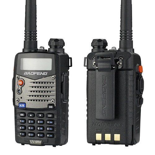 Baofeng UV5RA Ham Two Way Radio 136-174/400-480 MHz Dual-Band Transceiver (Black