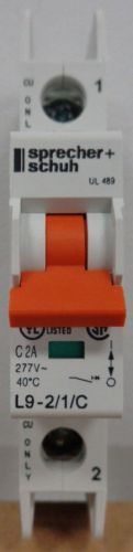Sprecher + Schuh L9-2/1/C Single Pole 2A Miniature Circuit Breaker