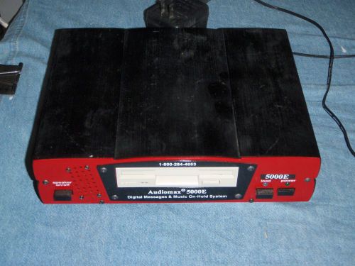 Audiomax 5000E Professional Digital Audio Player Music On Hold w/power