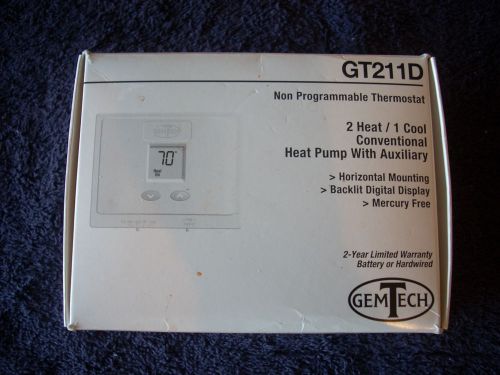 Non-programmable thermostat, gentech gt211d for sale