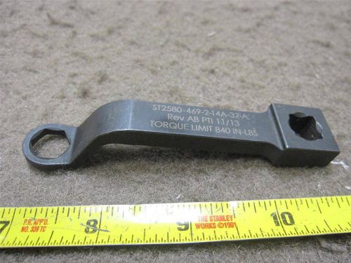 AIRCRAFT TOOLS 7/16&#034; TORQUE ADAPTER 3/8&#034; HEX DR  ST2580-469-2-14A-32-A