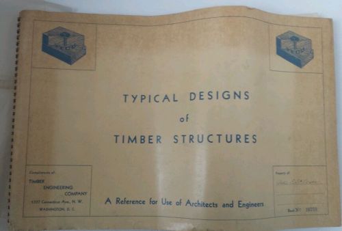 Typical Designs Of Timber Structures Book W/ Teco Calculator