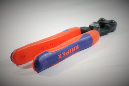 Knipex 7102200 8-in Lever Action Comfort Grip Mini-Bolt Cutter, Made in Germany