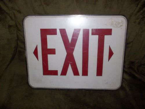 Exit Sign  Red Color