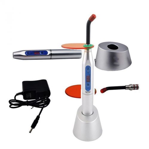 Dental 5w wireless cordless led curing light lamp 1500mw - silver healthcare,lab for sale