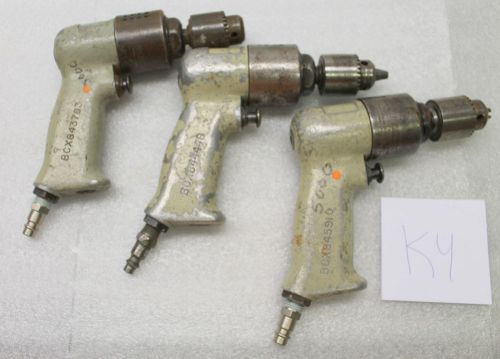 KY- Rockwell Tools 3 Pcs 5000 RPM Pneumatic Air Drill With 1/4&#034; Chuck Aircraft