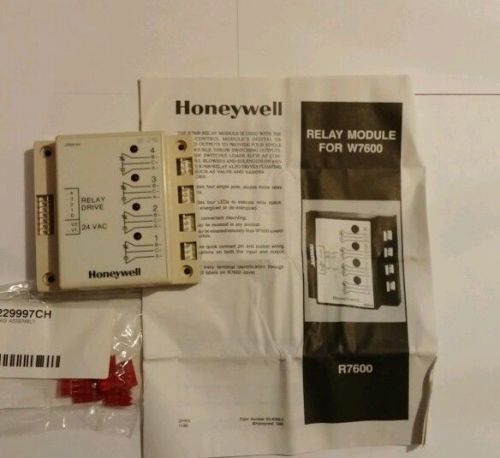 New Honeywell R7600A1006 Relay Module for W7600 4spdt
