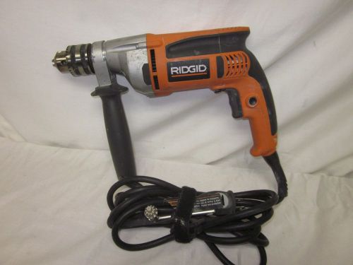 Used Ridgid 1/2&#034; HD Electric VSR Drill R71111 Automotive Carpentry Woodworking