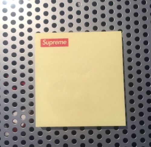 Supreme New York Post-It Notes Yellow