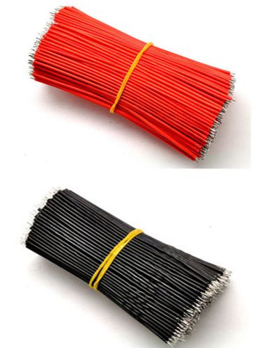 100Sets 10cm Length 24AWG Soft Silicon Wire Black Red Cable