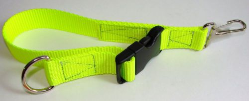 Sav-A-Jake Firefighter Glove Strap - Quick Release Clip - Hot Yellow