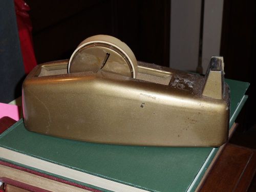 VINTAGE SCOTCH HEAVY DUTY TAPE DISPENSER - C-23 - WEIGHTED (5 LBS)