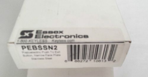 NEW Essex Electronics PEBSSN2 Push To Exit Button Stainless Steel  NIB