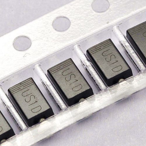 100PCS SMD US1D UF4003 1A/200V SMA fast recovery diode rectifier