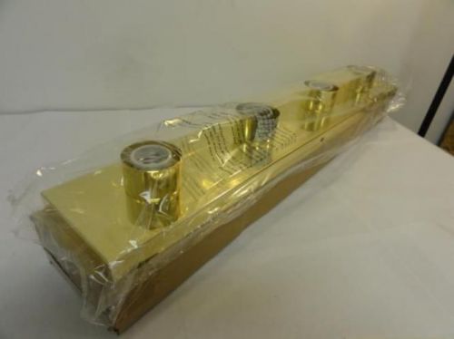 86078 New In Box, LumaPro 4UZG3 Fixture, Bath Bar, Wall, Polished Brass