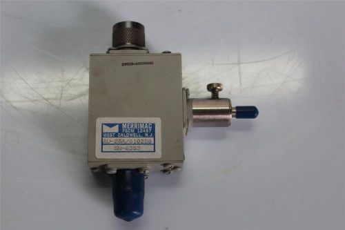 MERRIMAC RF Microwave Coaxial Attenuator AU-25A / 810258 ( 1-10 GHz ) SMA
