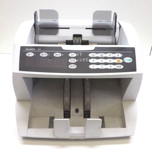 Glory GFB-830 Paper Bill Currency Counter UV Counterfeit Detection Tested