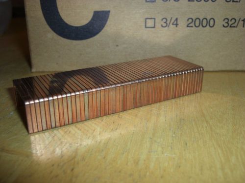 Copper Staples- 5/8 2500 32/15 **NIB**