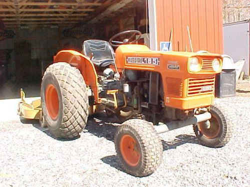 Kubota diesel farm &amp; garden tractor &amp; 5&#039; finish mower 663 hours for sale