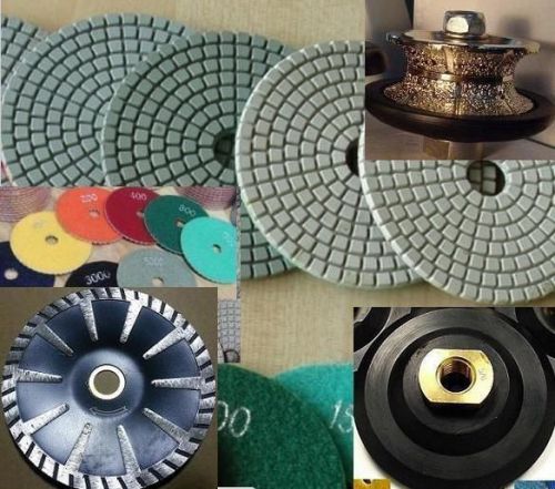 1 inch full bullnose v25 router 16 pad 5 inch turbo concave convex blade stone for sale