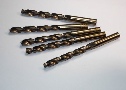 Cobalt Jobber Drills 11mm Bronze 5-1/2&#034; OAL Qty 5 &lt;2037&gt;