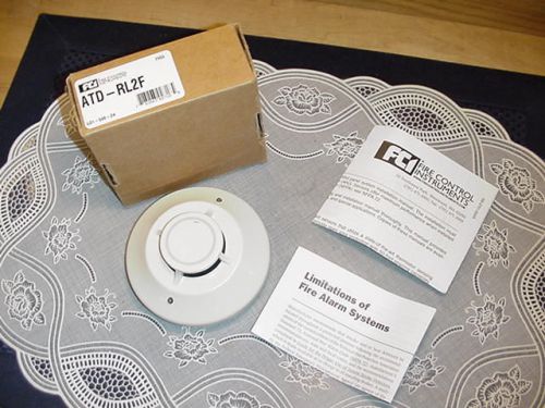 FCI Fire Controls Instruments ATD-RL2F Fire Alarm Heat Detector Sensor Head NEW