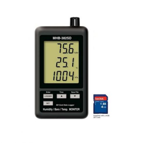 Lutron MHB-382SD : Humidity/ Barometer/ Temperature Data Recorder