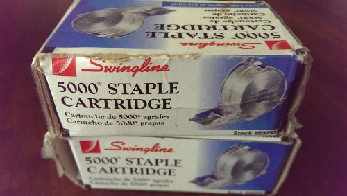 swingline 5000 stapler cartridge stock #50050 lot of 2