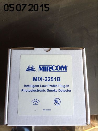 Fire Alarm, Addressable Photo smoke detector, Mircom #MIX-2251B