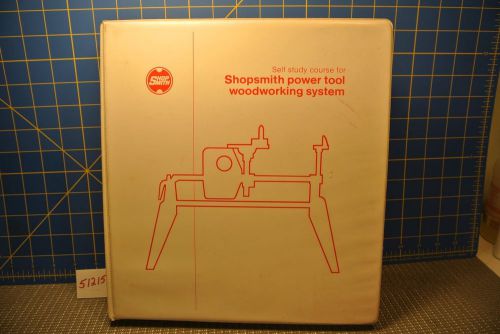 1984 Self Study Manual for Shopsmith