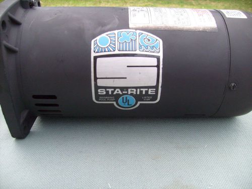 Used !!!  a o smith corp. 1 hp sta-rite swimming pool water pump motor for sale