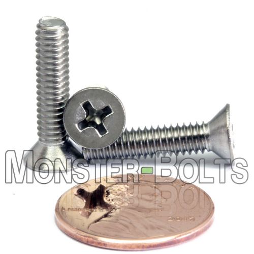#8-32 – phillips flat head machine screws 82° countersunk 18-8 stainless steel for sale
