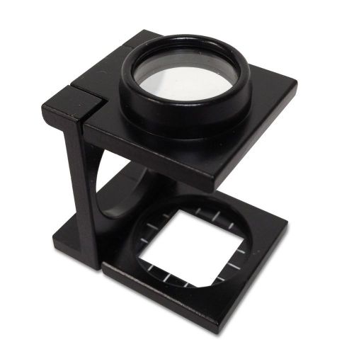 PEAK TS1209WZ3 Zinc Double Lens Coin Linen Tester 9X  0.5&#034; Dia  Field View Black