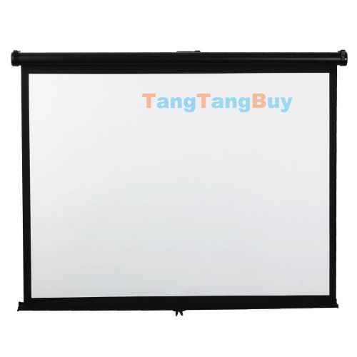 New manual bracket projection screen portable home curtain